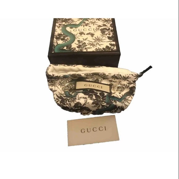 Authentic GUCCI Interlocking Hook  Earrings Silver 925 1.1 x 1.6cm Women - Picture 4 of 8